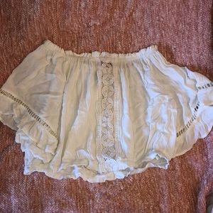 White Off shoulder blouse